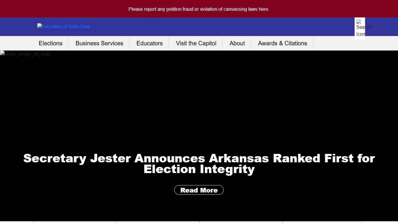 Arkansas Secretary of State